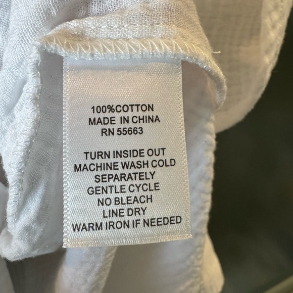 NWT Jones New York White Textured Tunic - Picture 5 of 6